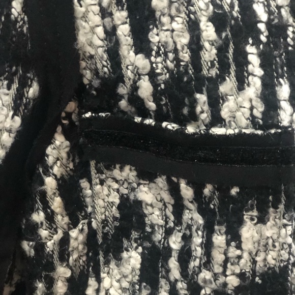 BCBGeneration Black and White Tweed Jacket size M! - Picture 4 of 5